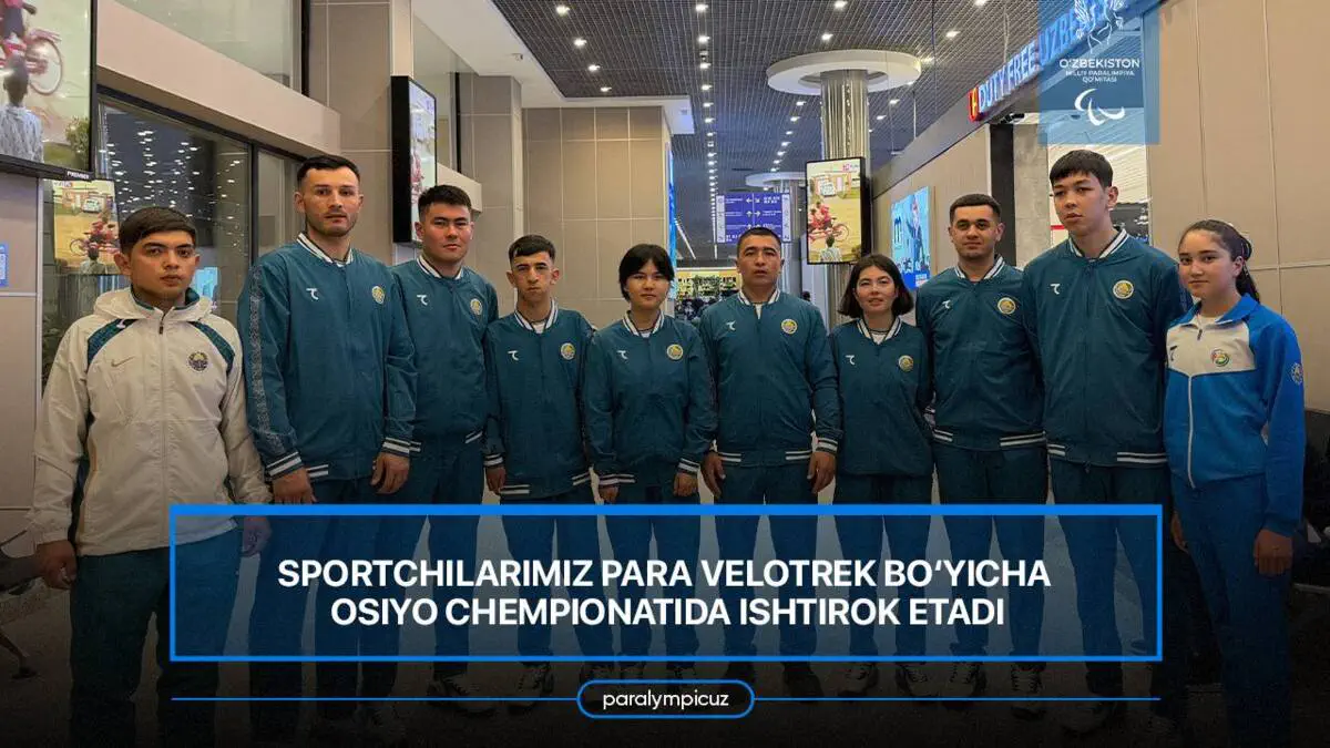 Sportchilarimiz para velotrek bo‘yicha Osiyo chempionatida ishtirok etadi
