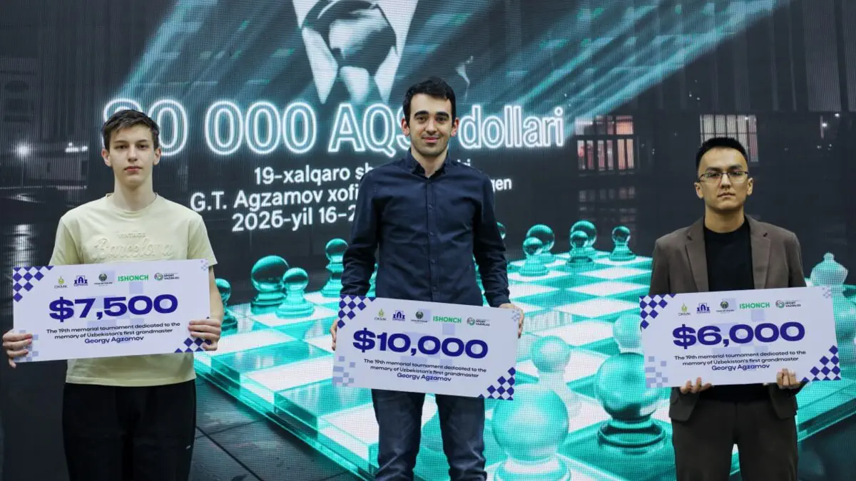 Shaxmat. Georgiy Agzamov xotirasiga bag‘ishlangan 19-xalqaro turnir yakunlandi