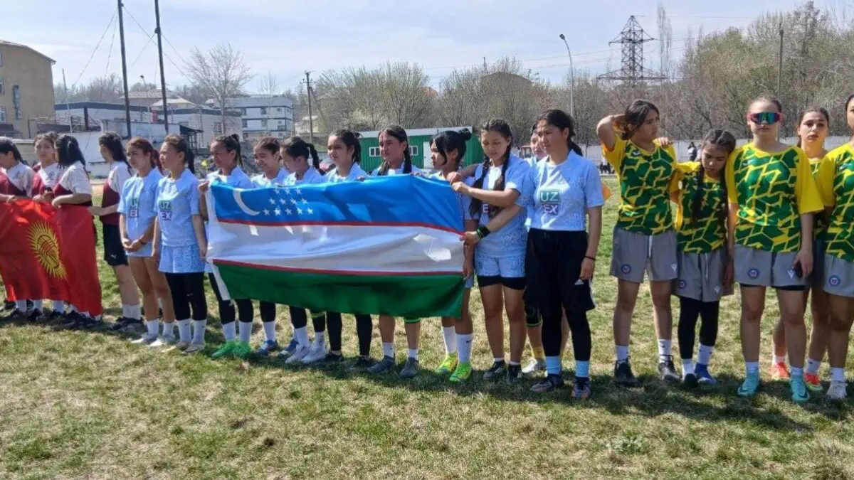 O‘sh shahrida 18 yoshgacha bo‘lgan qizlar o‘rtasida regbi-7 bo‘yicha xalqaro turnir bo‘lib o‘tdi