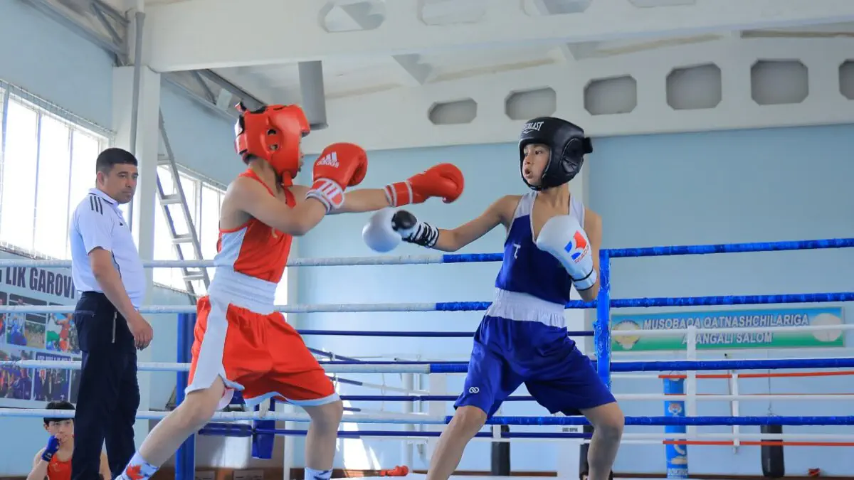Namanganda boks bo‘yicha «Hokim olimpiadasi» musobaqalari qizg‘in davom etmoqda