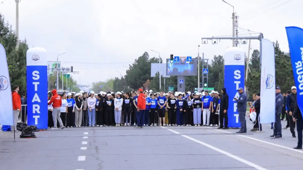 Navoiy viloyatida ommaviy yugurish marafoni o‘tkazildi