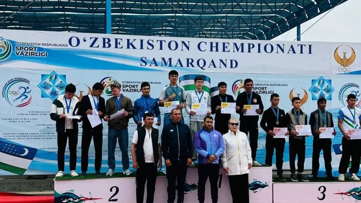 Samarqandda baydarka va kanoeda eshkak eshish bo‘yicha O‘zbekiston Kubogi bahslari yakunlandi