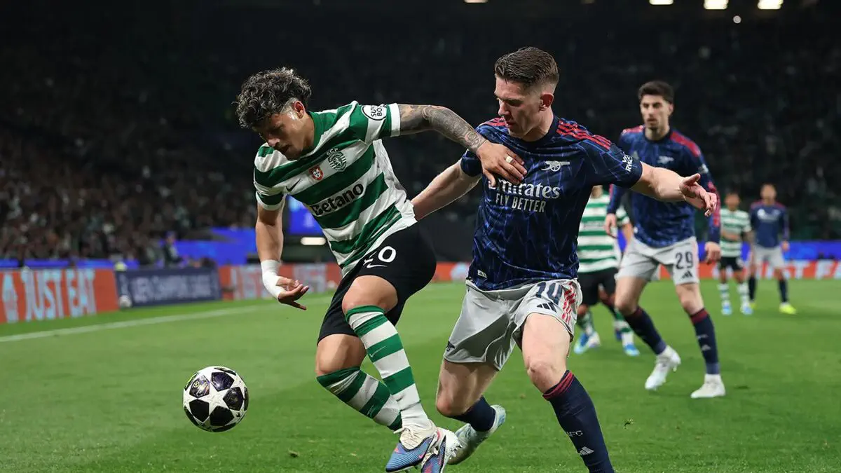 YChL. «Arsenal» 90+1-daqiqada urilgan gol evaziga «Sporting»dan ustun keldi