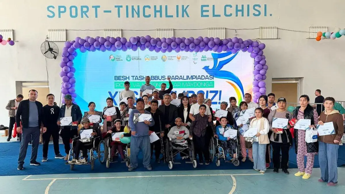 Surxondaryoda «Besh tashabbus» paralimpiadasiga start berildi