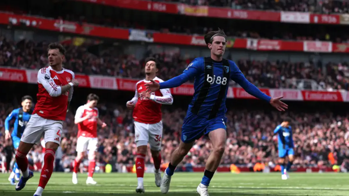 APL. «Arsenal» o‘z maydonida «Bornmut»ga yutqazib qo‘ydi