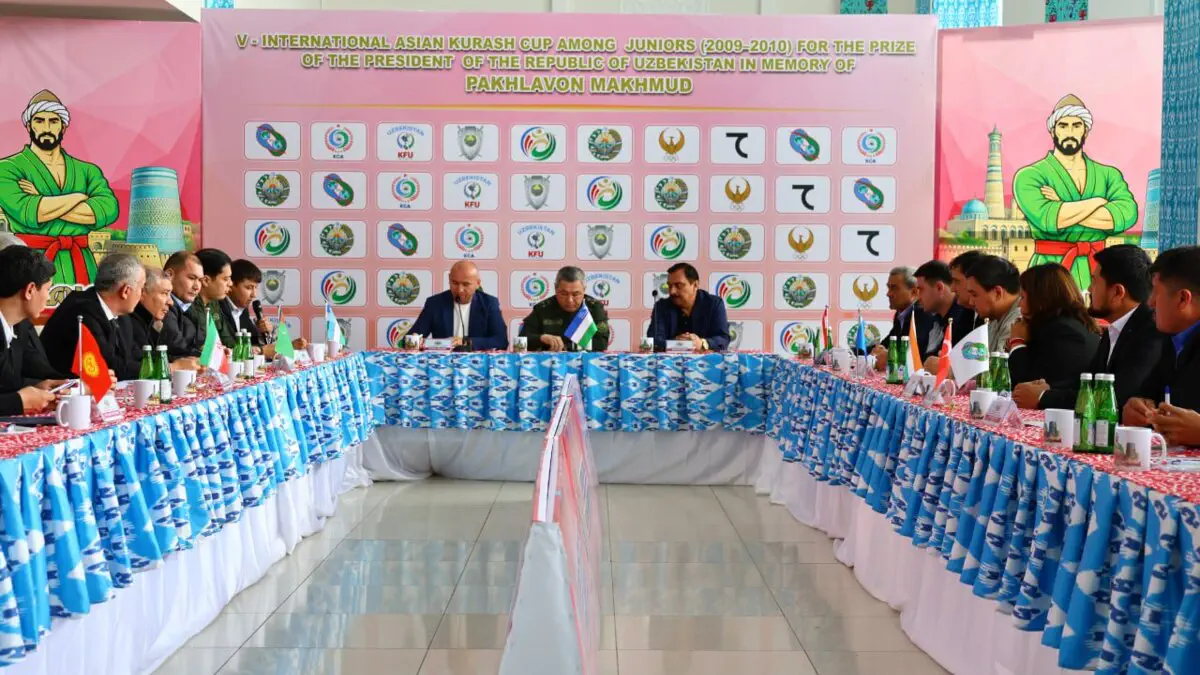 Kurash. V Xalqaro Osiyo Kubogi oldidan matbuot anjumani bo’lib o’tdi