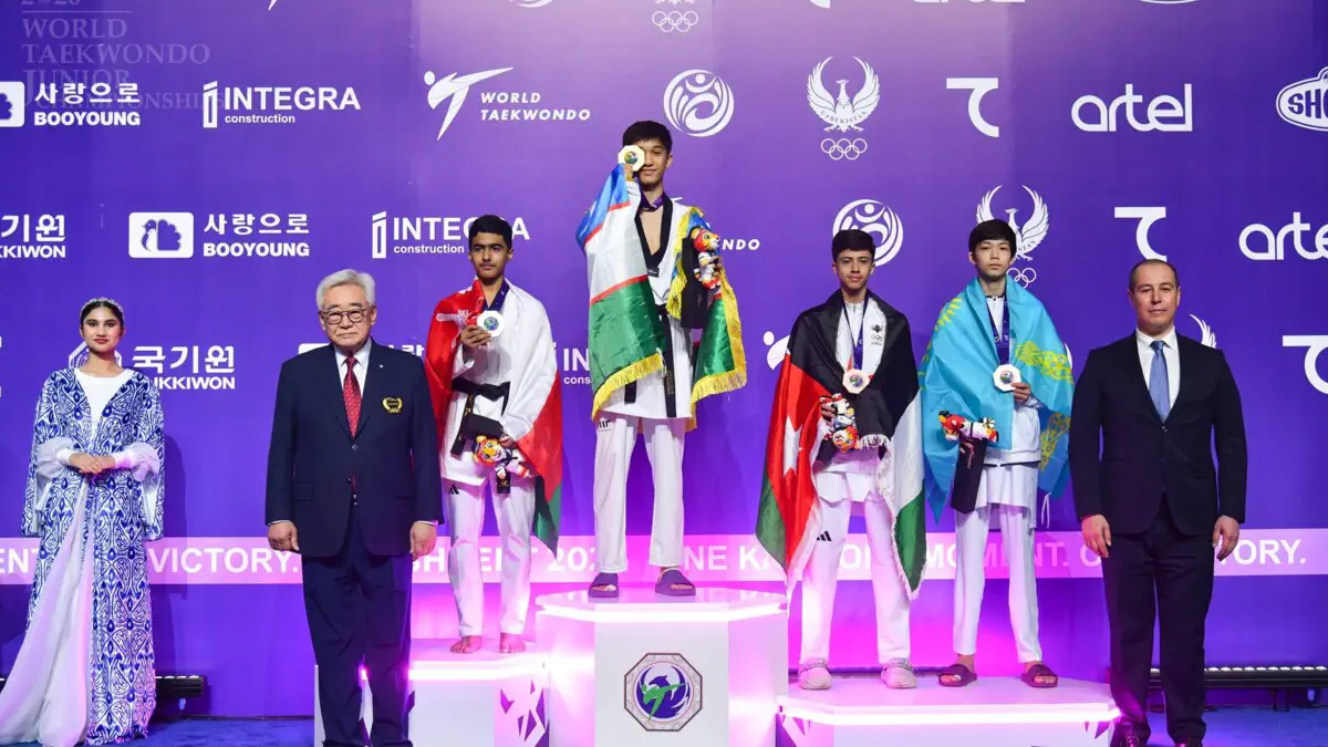 Taekvondo WT bo‘yicha o‘tkazilgan yoshlar o‘rtasidagi Jahon chempionatida yigitlarimiz tarixiy natija qayd etishdi