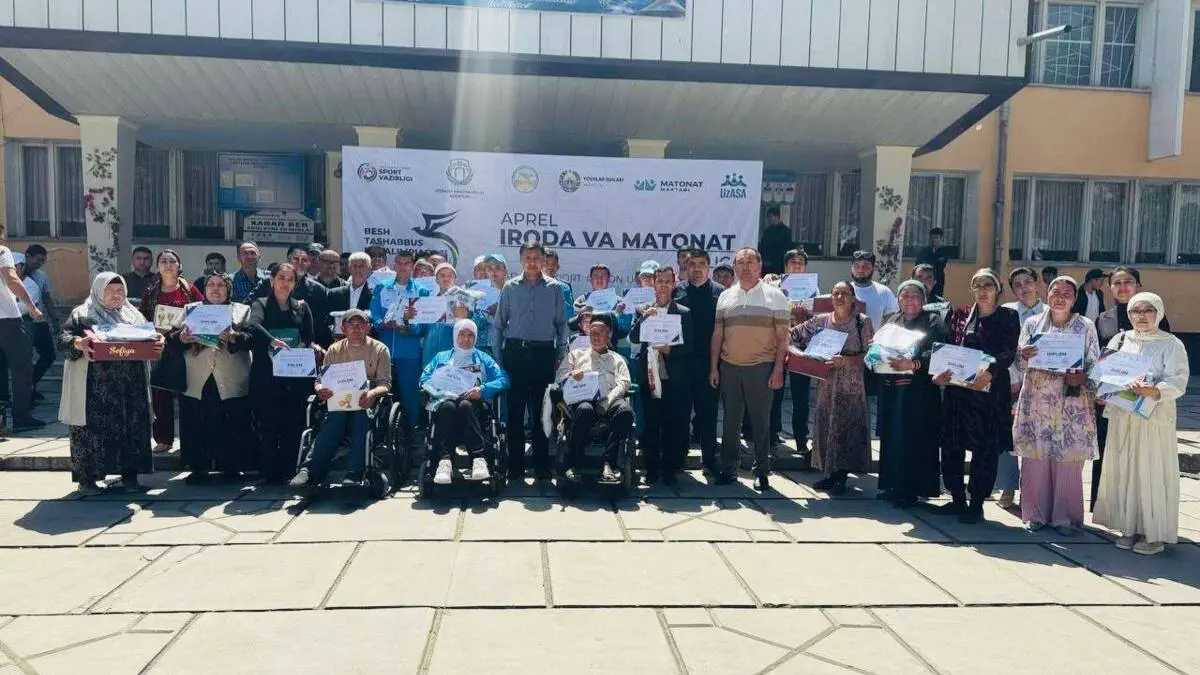 Marhamat tumanida «Besh tashabbus paralimpiadasi» musobaqalari o‘tkazildi