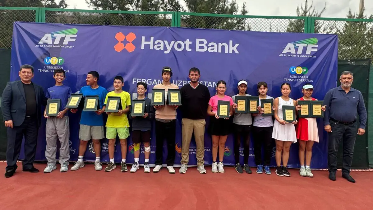 Tennis. Farg‘ona shahrida o‘tkazilgan ATF 14&U turniri o‘z nihoyasiga yetdi