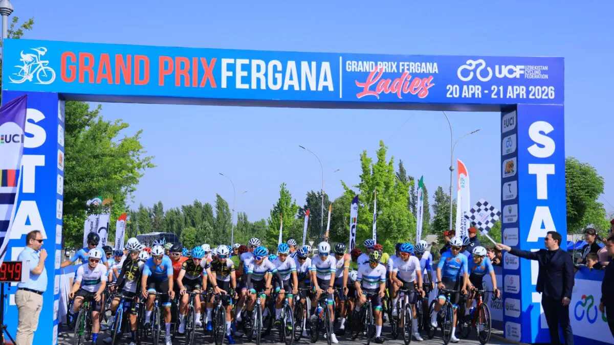 Farg‘ona shahrida velosportning shosse yo‘nalishi bo‘yicha nufuzli xalqaro musobaqaga start berildi