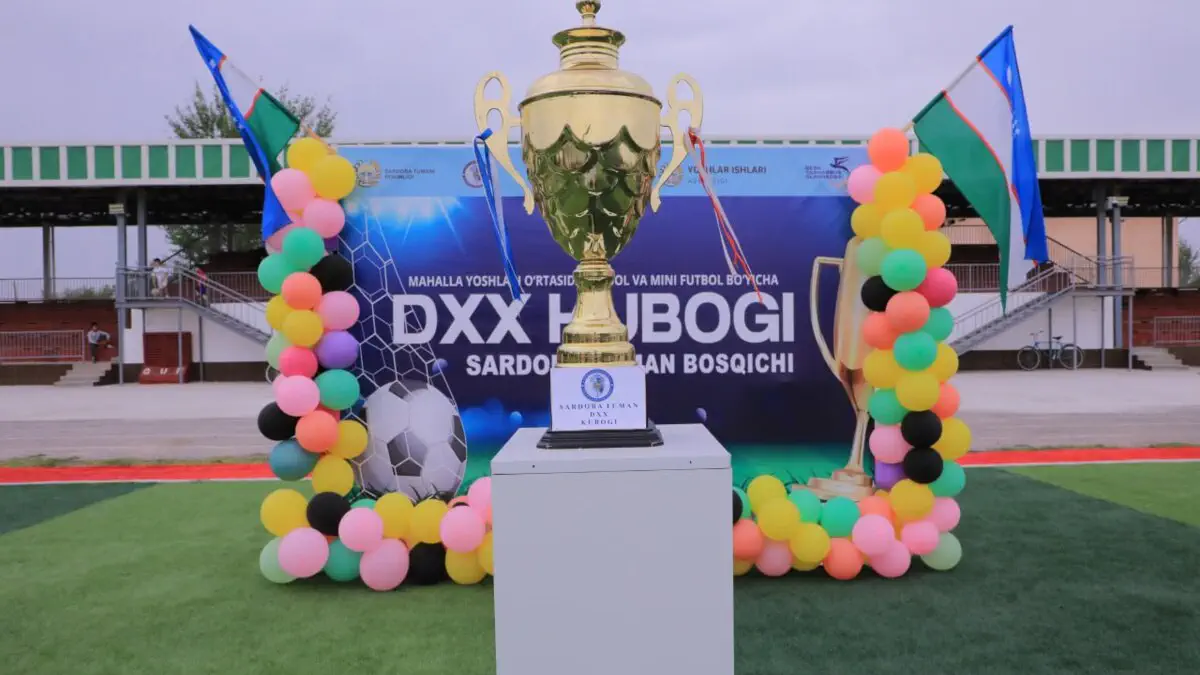 Sardoba tumanida fudbol bo'yicha DXX kubogi musobaqasiga start berildi