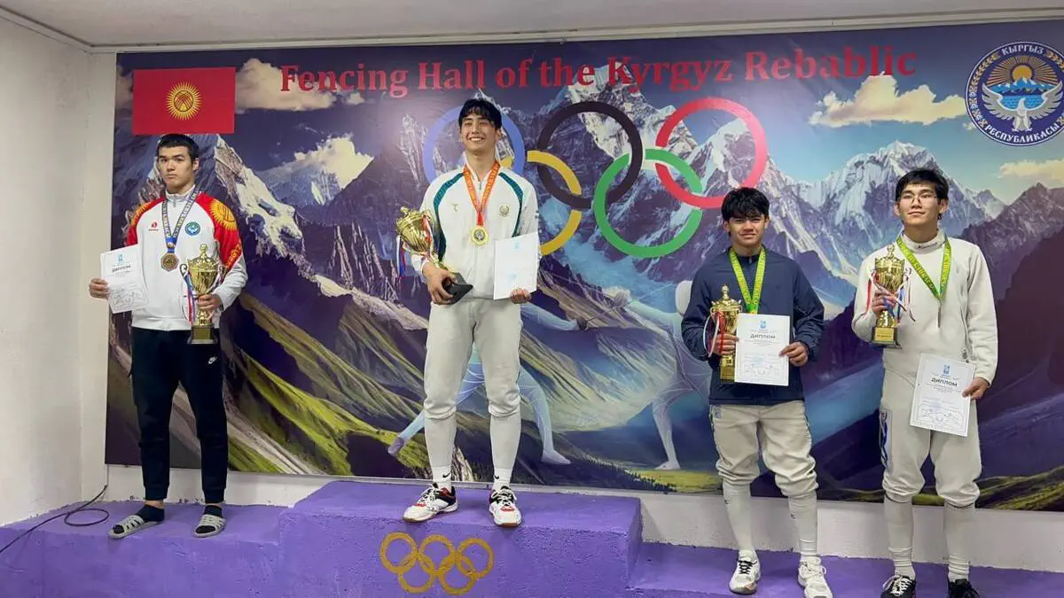 Qilichbozlik. Shpagachilarimiz Bishkekda muvaffaqiyatga erishdi