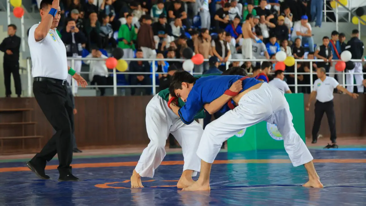 Gurlanda belbog‘li kurash bo‘yicha O‘zbekiston chempionati boshlandi