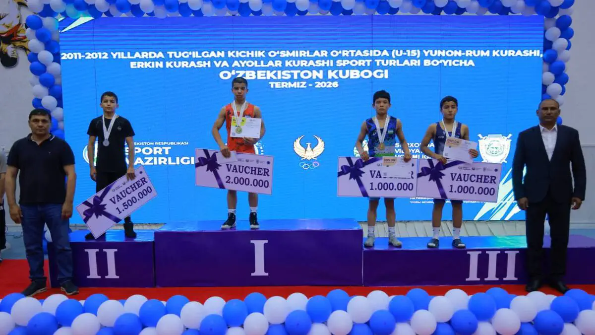 Yunon-rum kurashi bo’yicha U15 O’zbekiston kubogi musobaqasining yakuniy kun g’olib va sovrindorlari bilan tanishing