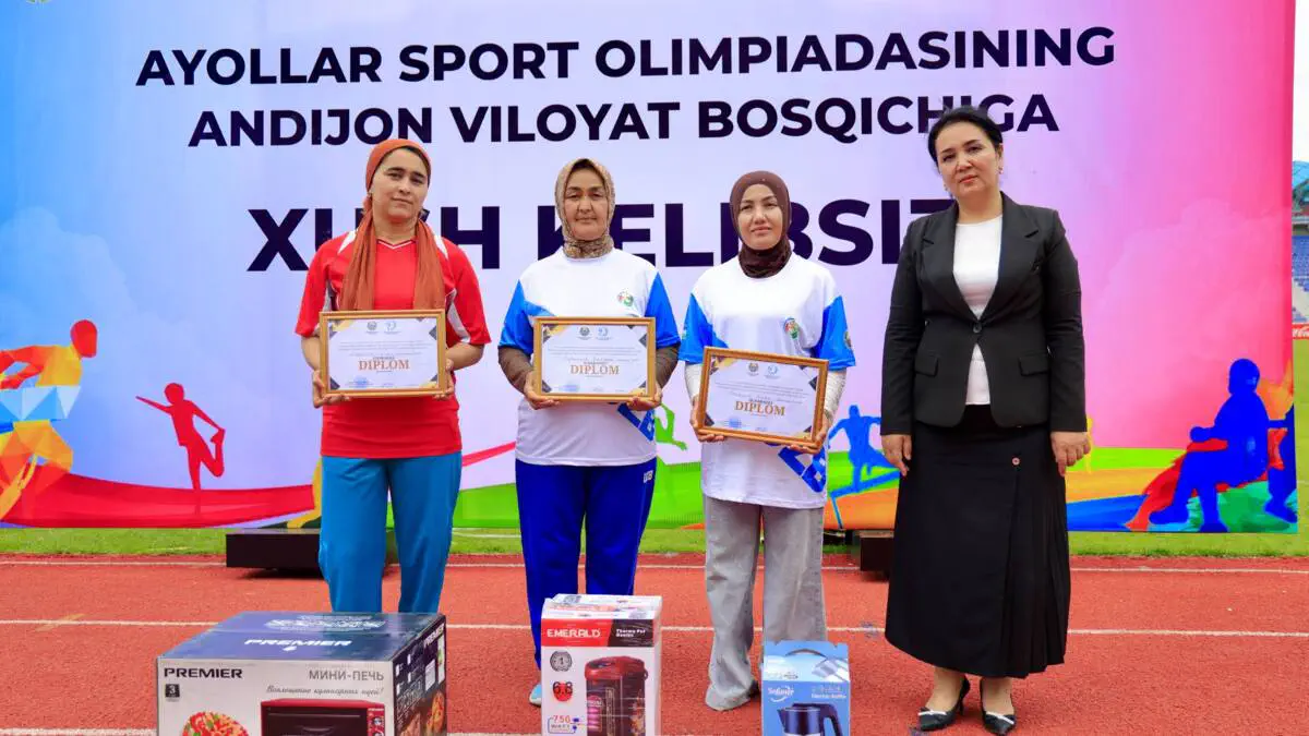 Andijonda ayollar sport olimpiadasining viloyat bosqichi bo‘lib o‘tdi