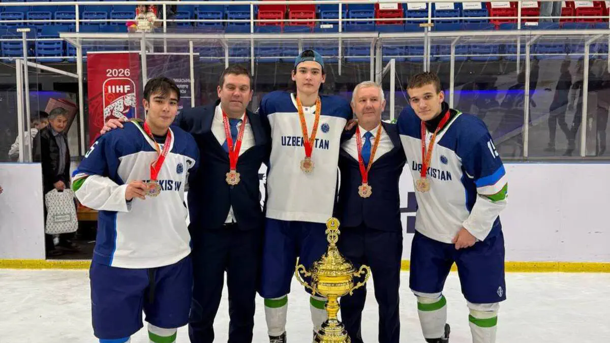 Xokkey. O‘zbekiston U18 terma jamoasi uchinchi bor Osiyo chempionligini qo‘lga kiritdi