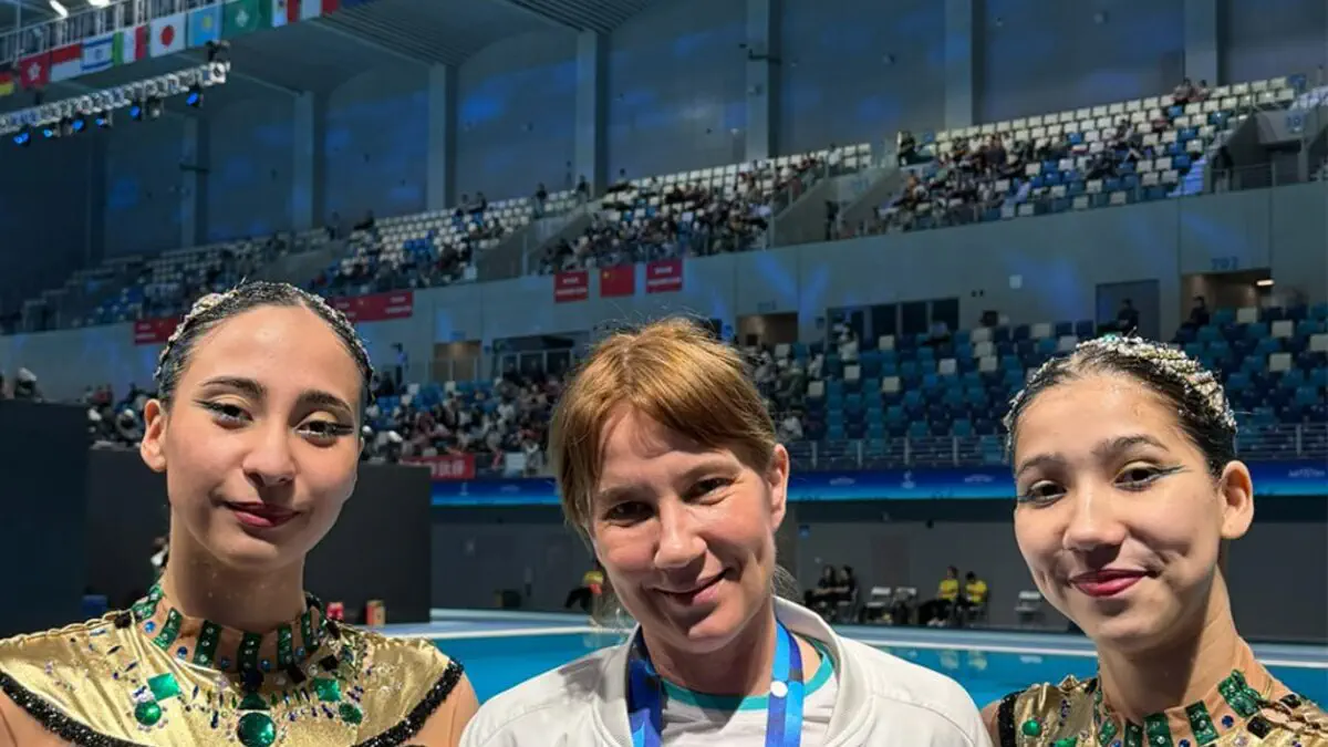 O'zbekiston jamoasi Sian shahrida bo'lib o'tgan Sinxron suzish bo'yicha Jahon kubogining 3-bosqichida