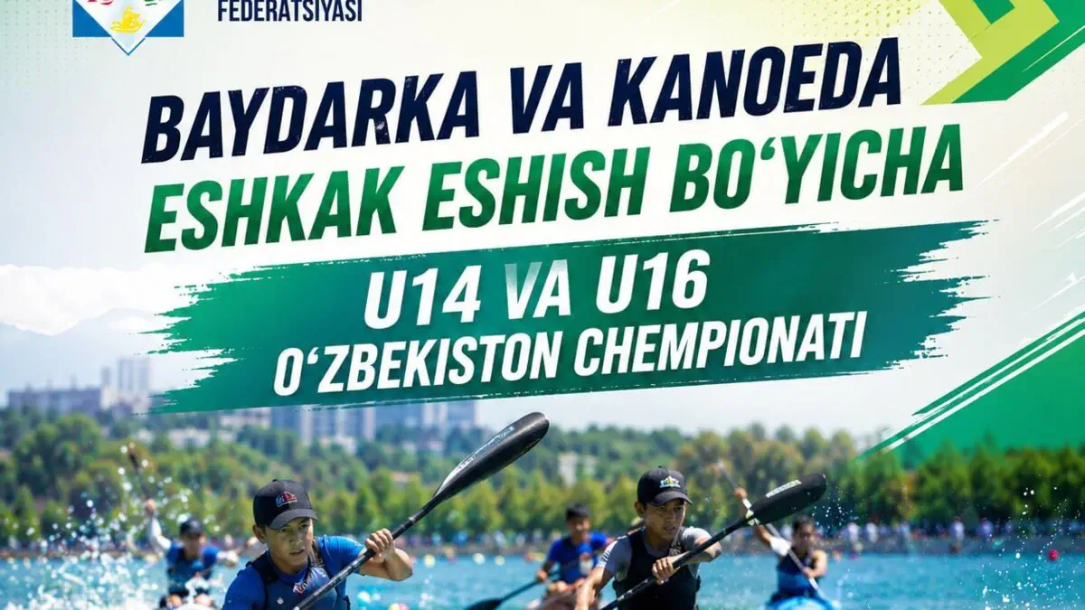 Toshkent dengizida baydarka va kanoeda eshkak eshish bo‘yicha U23 yosh toifasidagi sportchilar o‘rtasida O‘zbekiston chempionati bo‘lib o‘tdi