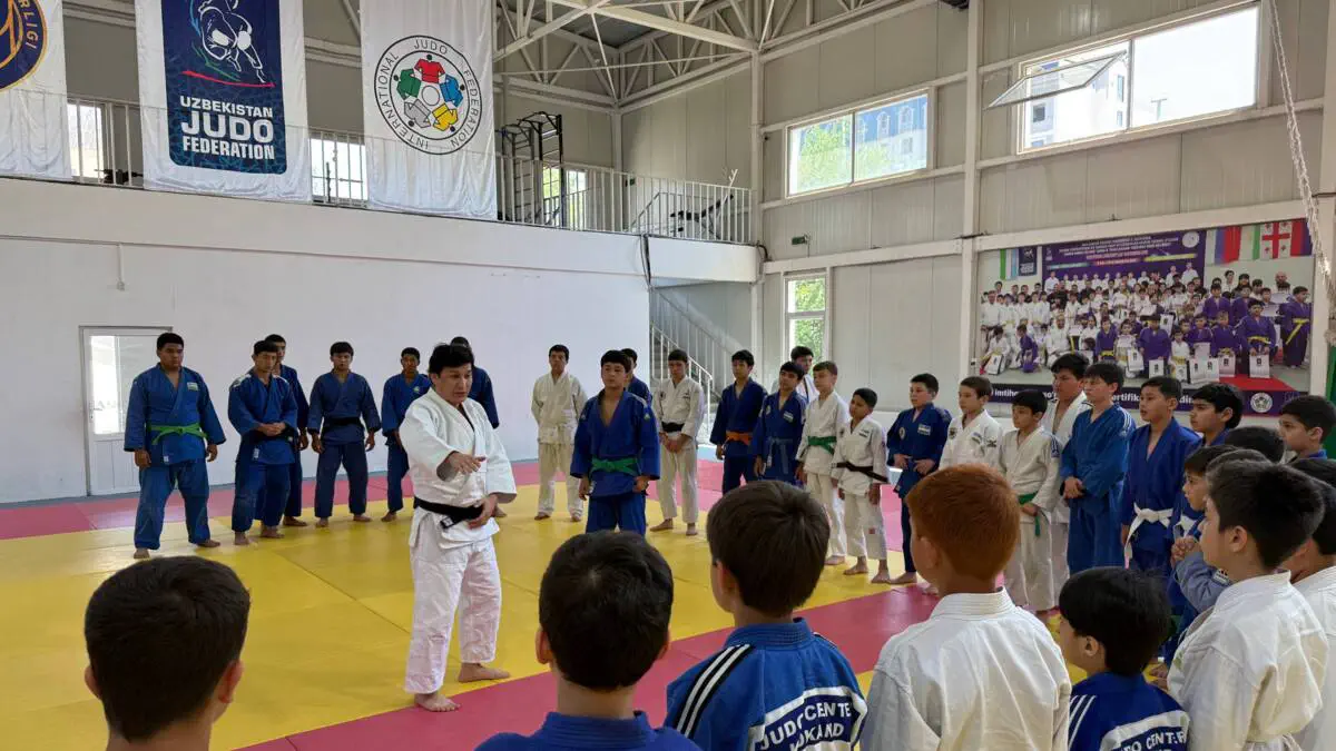 Farg'onalik yosh dzyudochilarga Olimpiada sovrindoridan mahorat saboqlari
