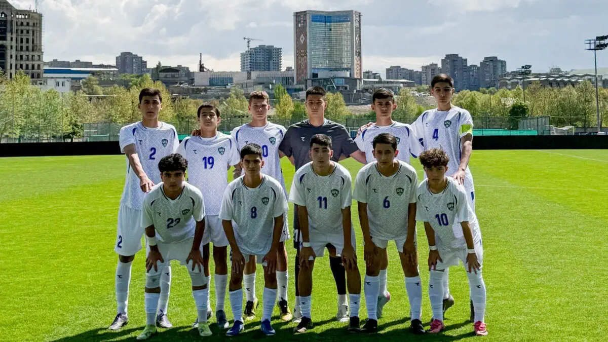 Oʻzbekiston U-15 terma jamoasi UEFA "Rivojlanish kubogi" doirasida Armaniston bilan 1:1 hisobida durang o'ynadi