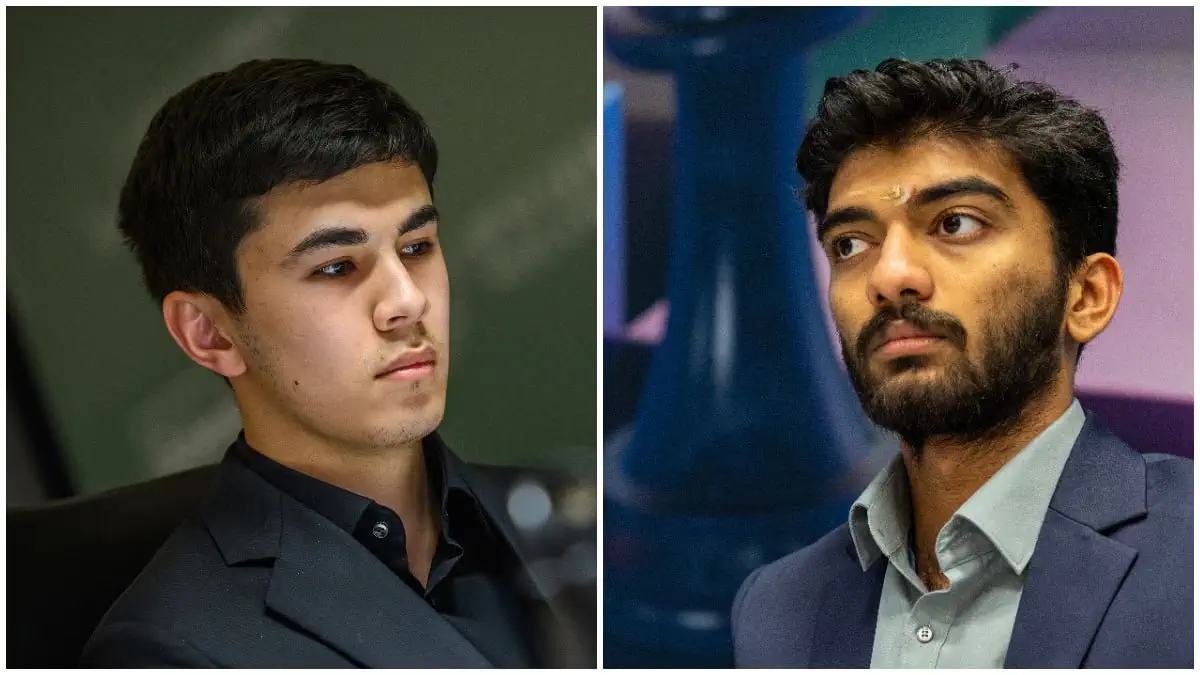 Shaxmat. Gukesh va Sindarov: Jahon chempioni bo‘lajak match haqida gapirdi 