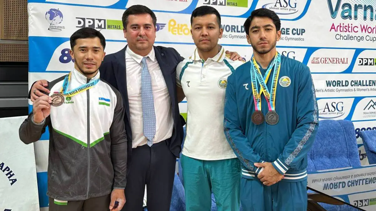 Sport gimnastikachilarimiz Jahon chellenj kubogida 3 ta medalga sazovor boʻlishdi