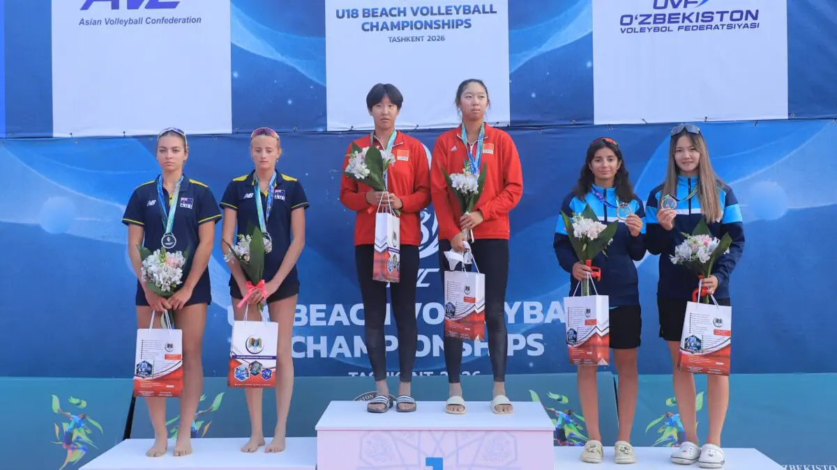 AVC U18 Beach Volleyball Championship musobaqasi tantanali ravishda yakunlandi