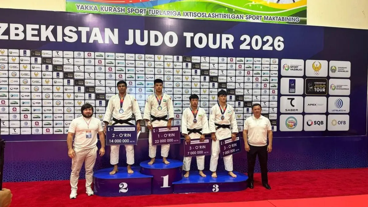 Samarqandda Uzbekistan Judo Tour g‘oliblari aniqlandi