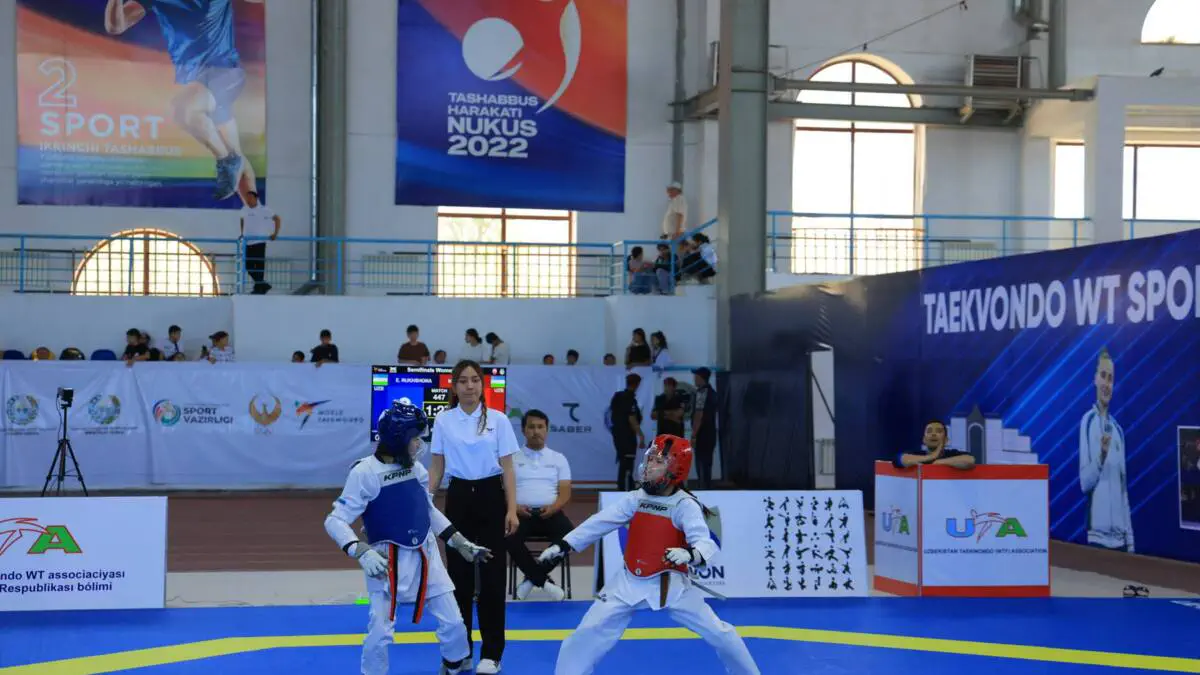 Taekvando. O’smirlar va yoshlar o’rtasidagi O’zbekiston kubogining ilk kungi natijalari bilan tanishing