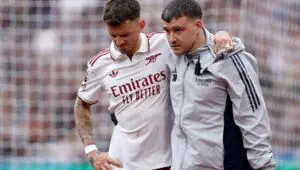 «Arsenal» himoyachisi Ben Uayt jiddiy jarohat olib, mavsum oxirigacha safdan chiqdi