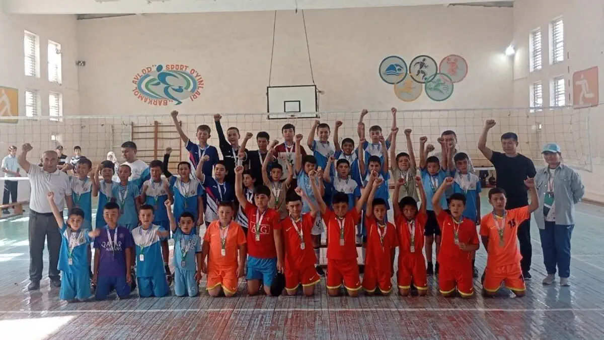 Bo‘ka tumanida Voleybol bo'yicha U-13 viloyat chempionati bo‘lib o‘tdi