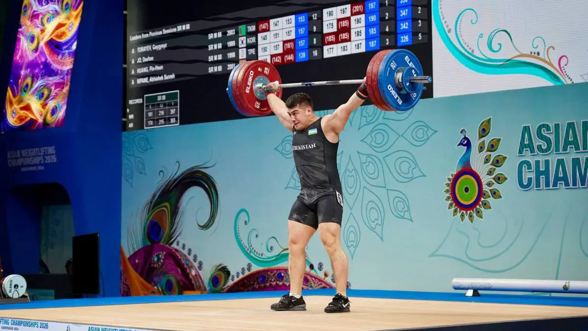 Og'ir atletika. Sarvar Zafarjonov — Osiyo chempioni