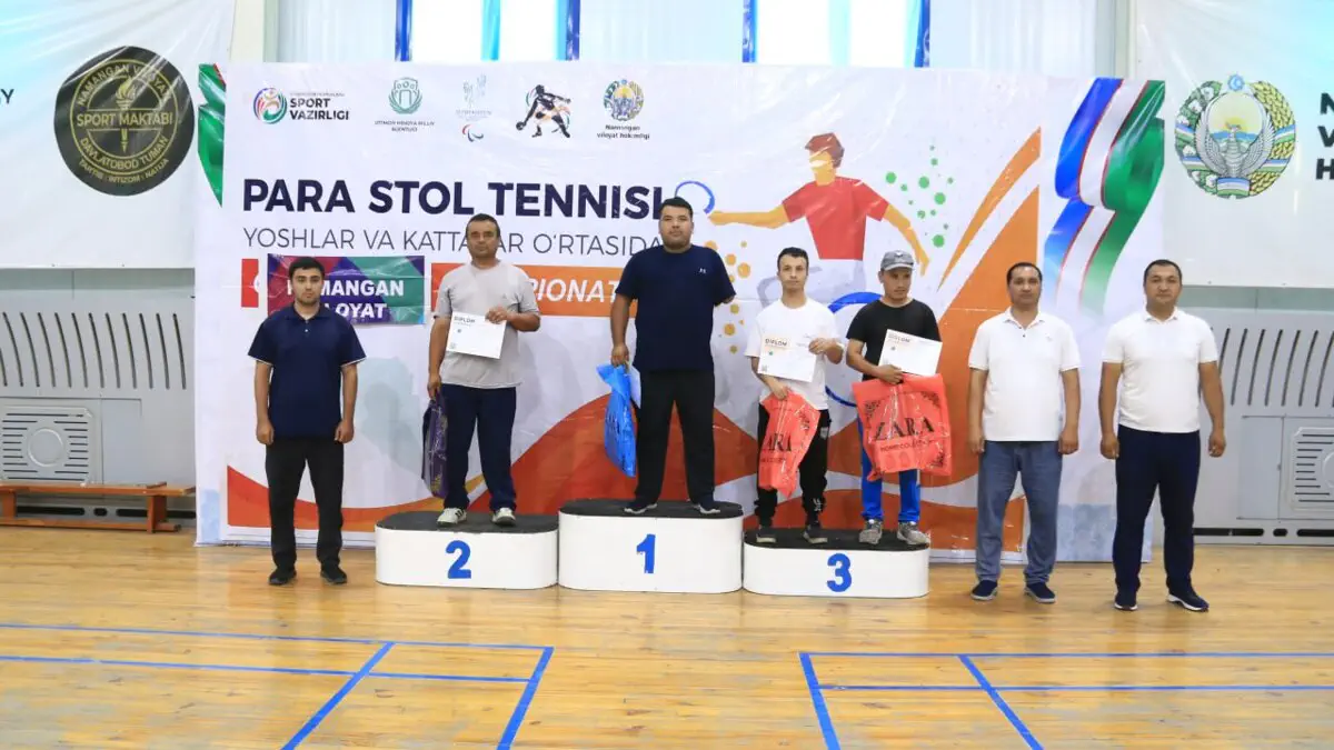 Namanganda para stol tennisi bo‘yicha viloyat chempionati o‘tkazildi