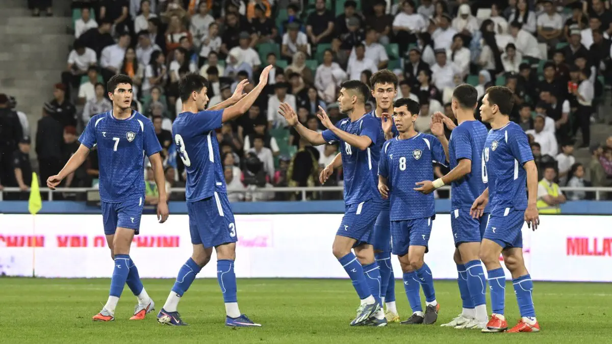 O‘zbekiston milliy jamoasi ikki tarkibga bo‘linib o‘tkazgan o‘yinida 7ta gol urildi