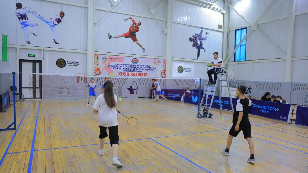 Namanganda badminton bo‘yicha «Hokim Olimpiadasi» musobaqalari o‘tkazildi