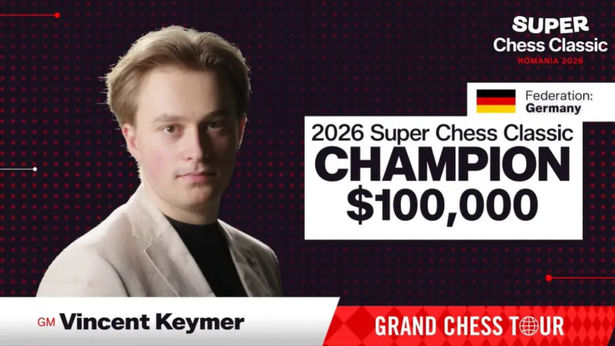 Vinsent Keymer — Super Chess Classic Romania 2026 turniri chempioni!