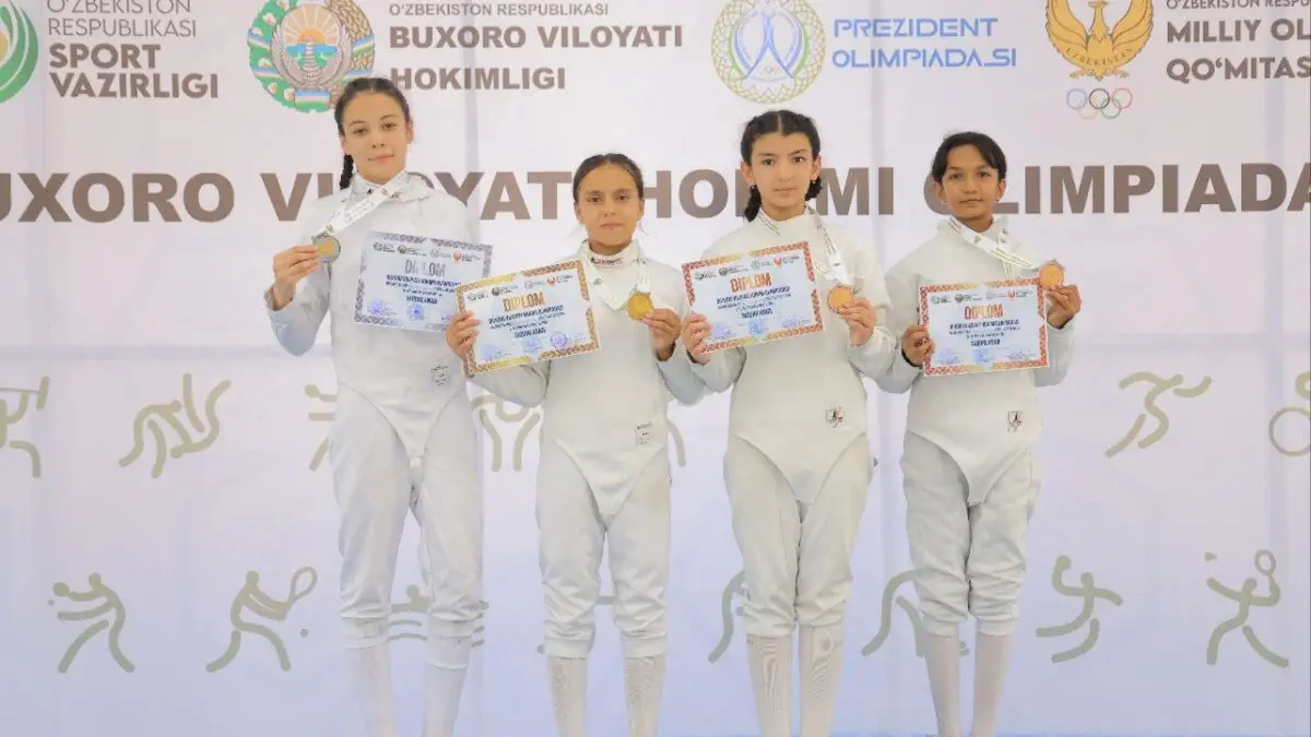 Buxoro viloyatida "Hokim Olimpiadasi" Prezident qilichbozlik Olimpiadasi bo'lib o'tdi