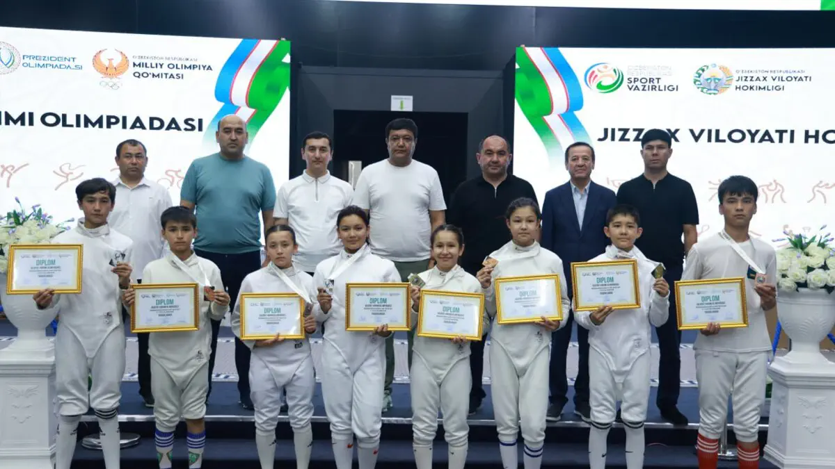 Jizzax viloyatida qilichbozlik bo‘yicha “Prezident Olimpiadasi” sport musobaqalarining II bosqichi o'tkazildi