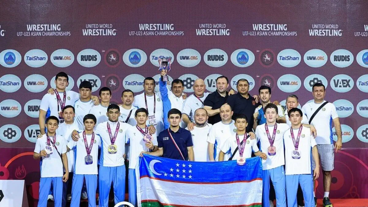 U17 yosh toifasidagi «klassik» kurashchilarimiz Osiyoda ikkinchi boʻlishdi