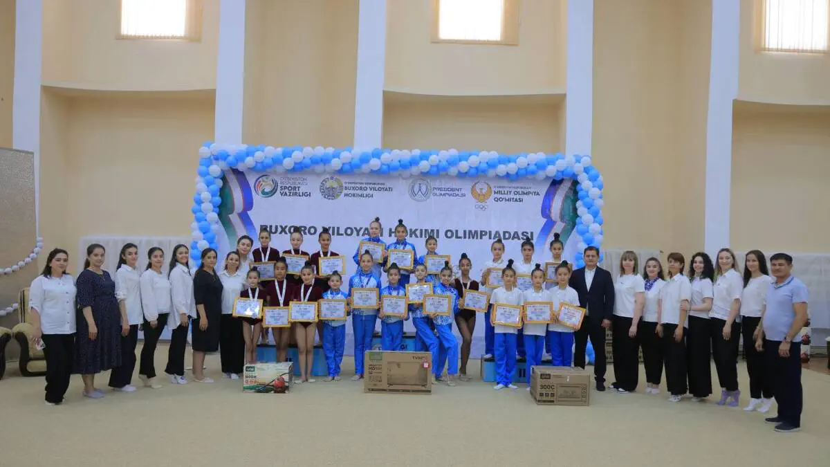 Badiiy gimnastika bo‘yicha «Buxoro viloyati hokimi olimpiadasi» musobaqasi bo‘lib o‘tdi