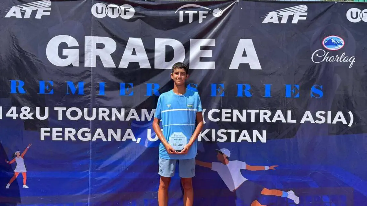  Tennis. Saidaslam Farxodov - Farg‘onadagi Category A turnirining mutlaq chempioni