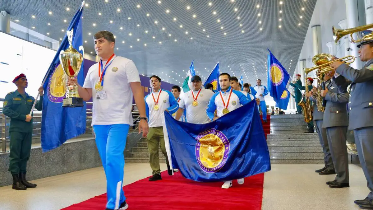 Дзюдо. Ҳарбийлар ўртасидаги Жаҳон чемпионати қаҳрамонлари тантанали кутиб олинди