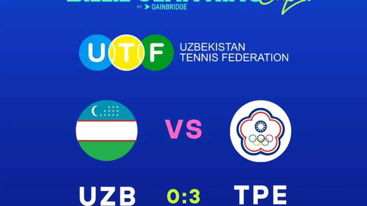 Billie Jean King Cup: Ўзбекистон терма жамоаси Хитой Тайпеига имкониятни бой берди