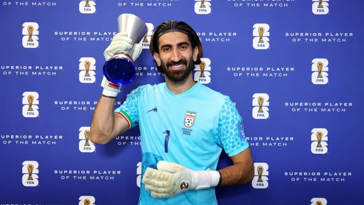 Beiranvand Belgiya — Eron bahsining eng yaxshi futbolchisi deb topildi