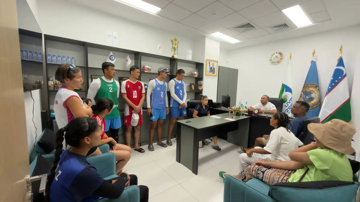 Sohil voleyboli terma jamoasi bilan uchrashuv o‘tkazildi