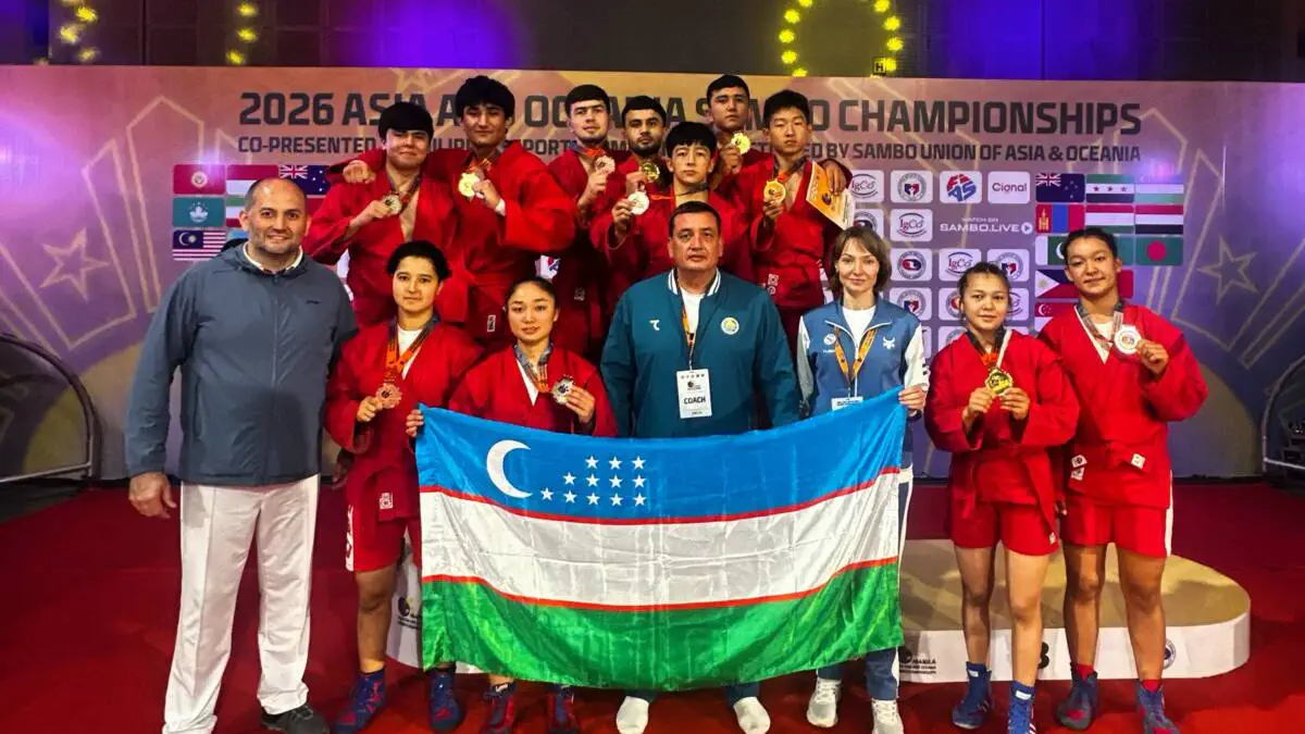 Самбо. Осиё-Океания чемпионатини медаллар шодаси билан бошладик
