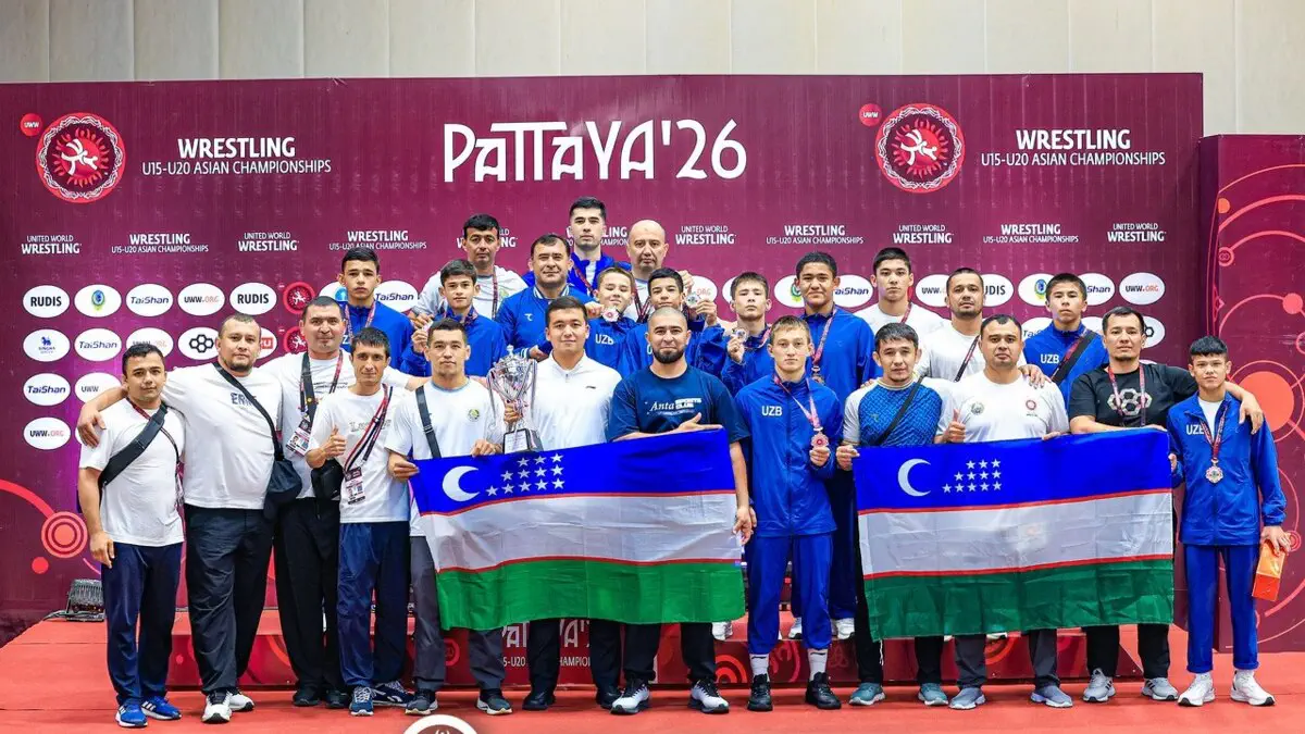 Yosh yunon-rum kurashchilarimiz U15 yosh toifasidagi Osiyo chempionatida birinchi boʻlishdi