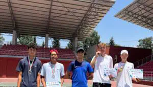 Nikita Gafurov Tojikistonning Dushanbe shahrida bo‘lib o‘tgan ITF World Tennis Tour Juniors J30 turnirining juftlik bahslarida g‘olib bo‘ldi