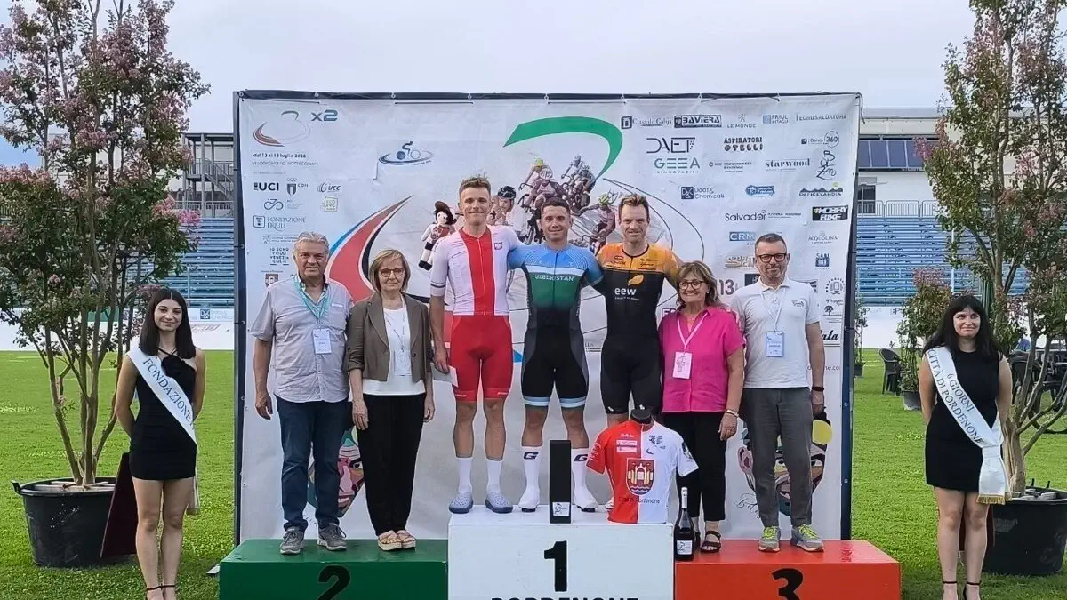 Velosport. Sergey Rostovtsev Italiyada birinchi o'rinni qo'lga kiritdi