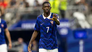 Dembele Ispaniyaga qarshi o‘yinning tanaffusida kiyinish xonasida so‘zga chiqqan